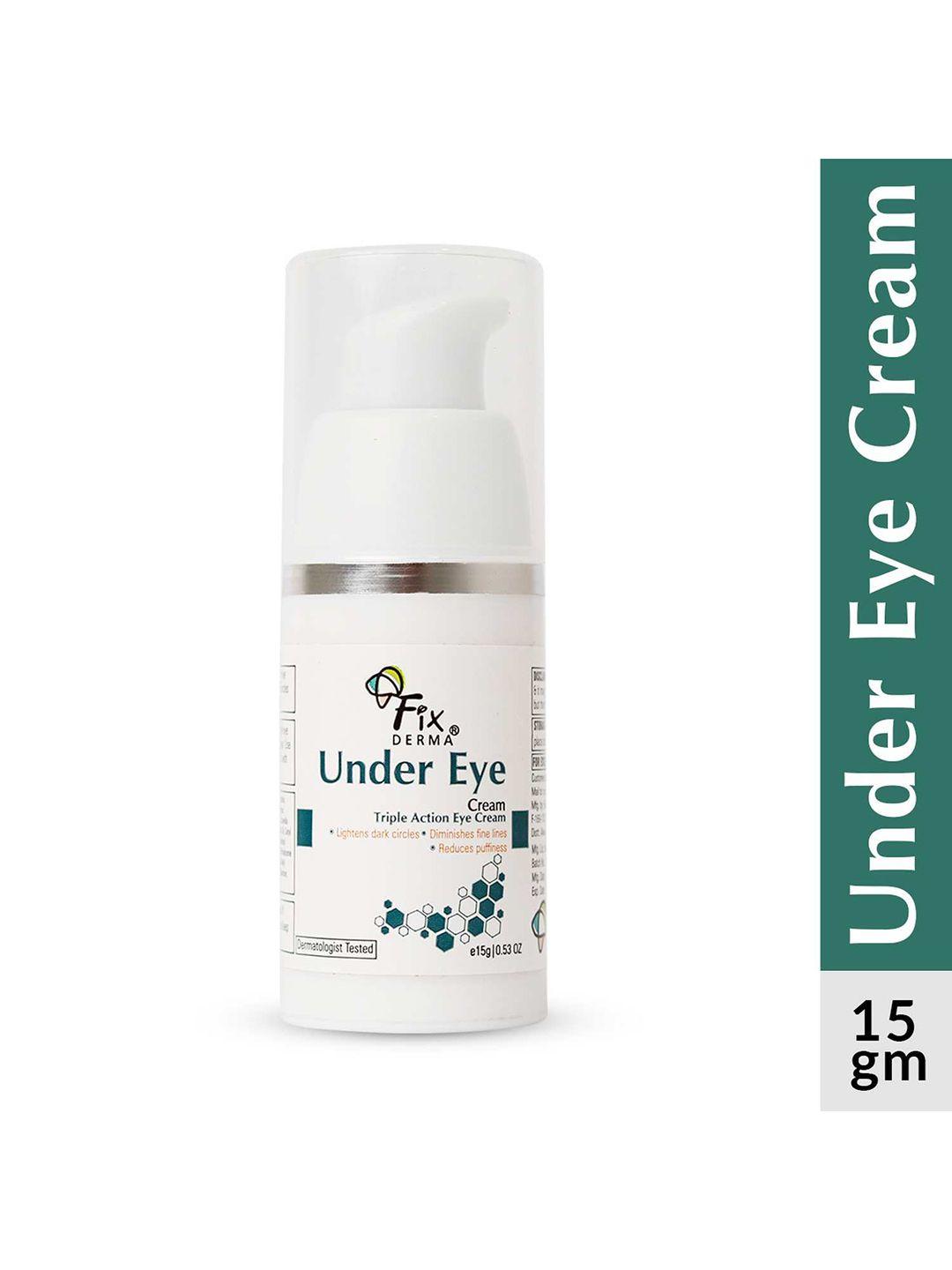 fixderma under eye cream for dark circles & puffiness - 15g