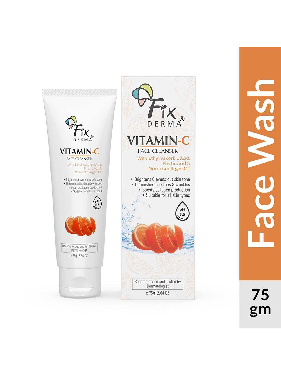 fixderma vitamin c with ascorbic acid face cleanser  75g