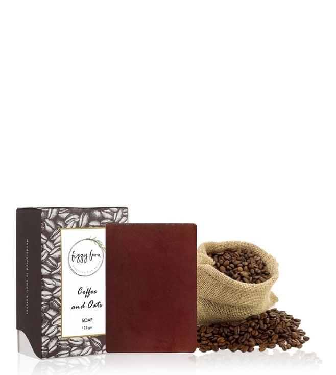 fizzy fern coffee and oats soap - 125 gm