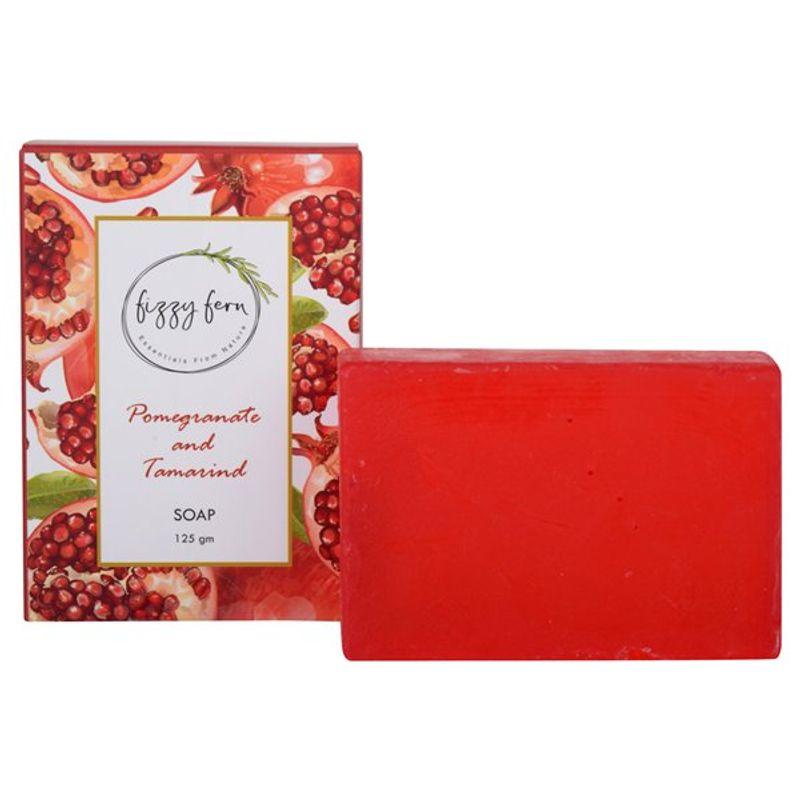 fizzy fern pomegranate and tamarind soap
