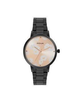 fk00022c women logo pattern analogue watch