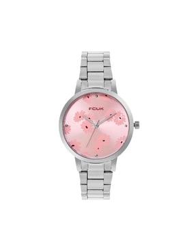 fk00022e women logo pattern analogue watch