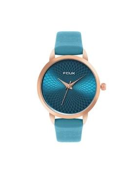 fk00023a women logo pattern analogue watch