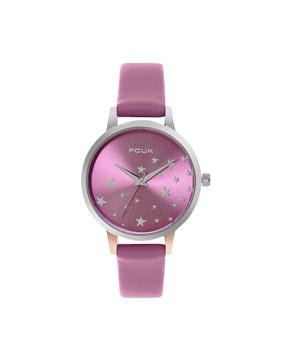 fk00024a women logo pattern analogue watch