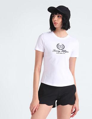 flag script slim t-shirt