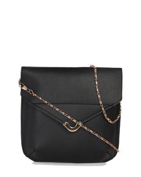 flap over sling bag with detachable strap