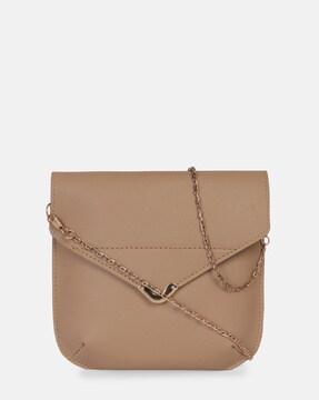 flap over sling bag with detachable strap