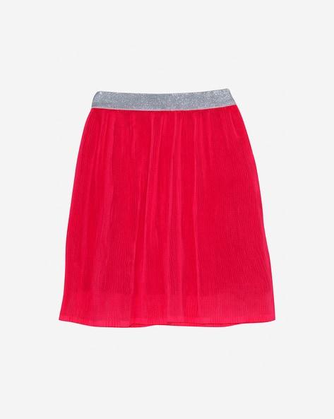 flared skirt with elasticated waist