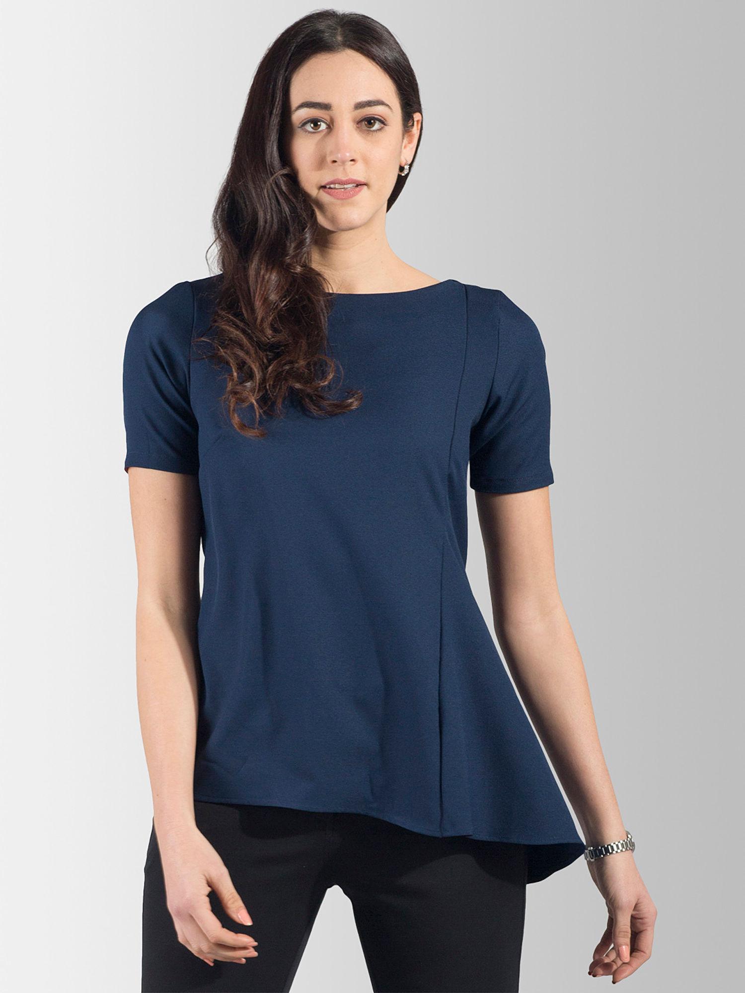 flared asymmetric panel top