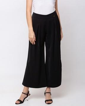 flared culottes with insert pockets 