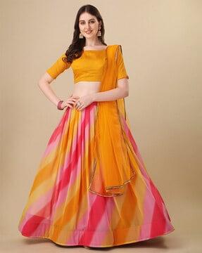 flared lehenga choli set