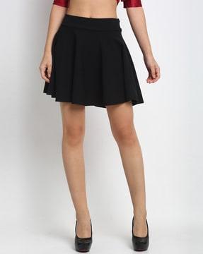 flared mini skater skirt