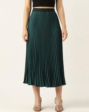 flared skirt with elasticated waist