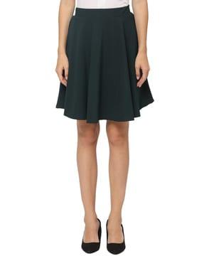 flared skirt with insert pockets