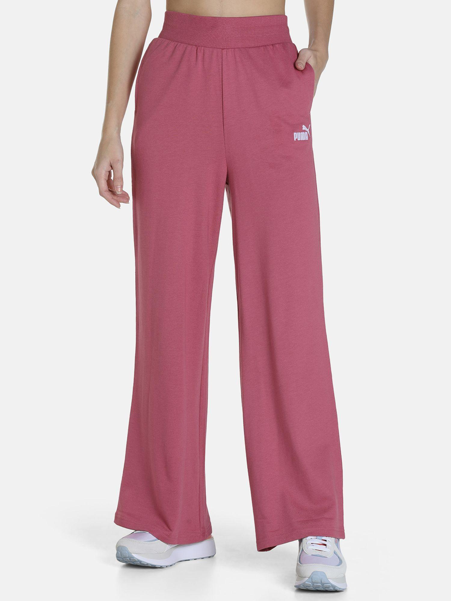 flared womens purple sweatpants