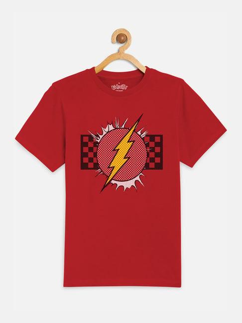 flash printed tshirt for kids boys