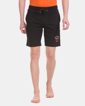 flat-front-city-shorts-with-elasticated-waist