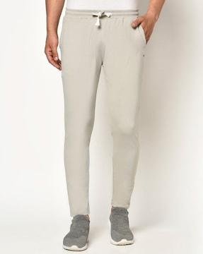 flat front jogger pants with insert pockets