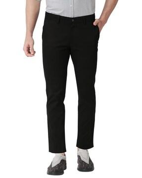 flat front tapered fit chinos