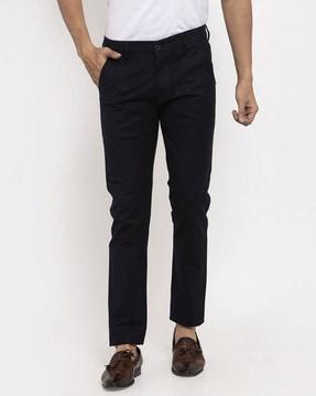 flat front trouser with pockets