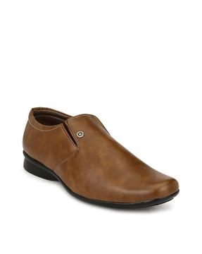 flat formal slip-on shoes