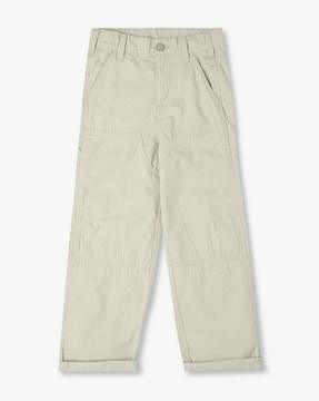 flat-front carpenter pants