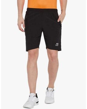 flat-front city shorts