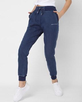 flat-front cuffed pants with insert pockets