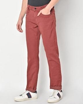 flat-front super slim fit chinos