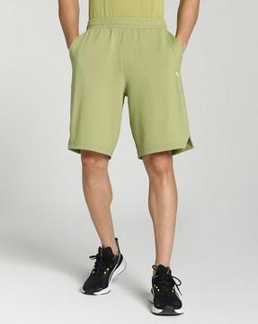 flat-front bermuda shorts