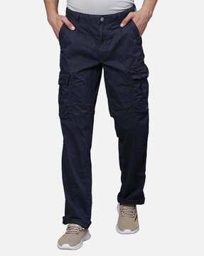 flat-front cargo pants