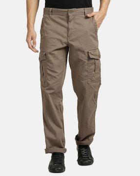 flat-front cargo pants