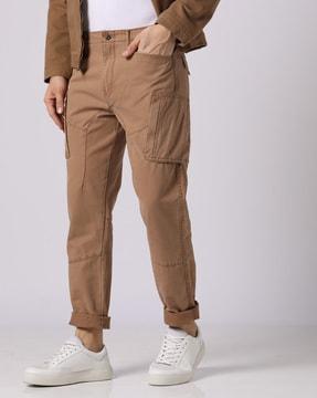 flat-front cargo pants