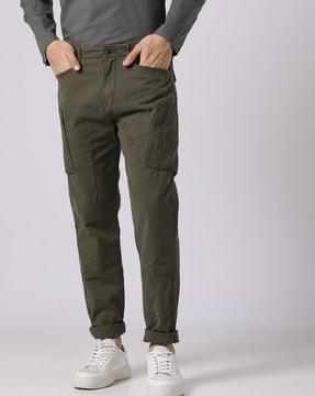 flat-front cargo pants