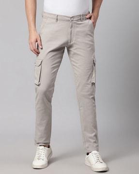 flat-front cargo pants