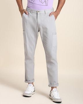 flat-front cargo pants