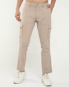 flat-front cargo pants