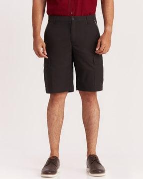 flat front cargo shorts