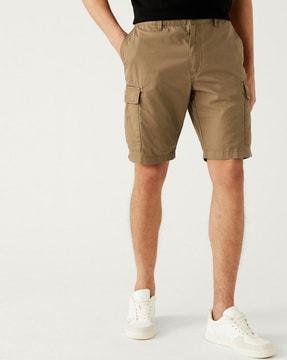 flat front cargo shorts