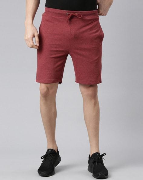 flat front city shorts with drawstrings