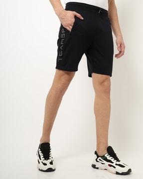 flat-front city shorts