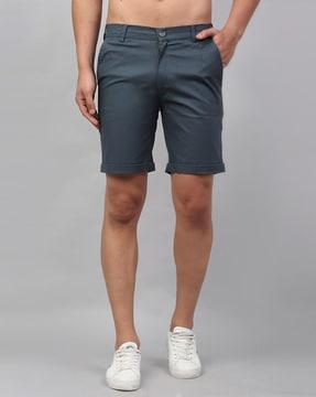 flat front city shorts