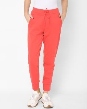 flat-front cuffed pants with insert pockets