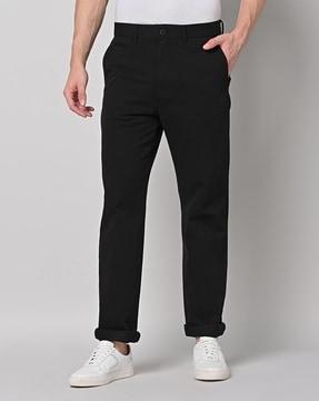 flat-front high-rise ultimate chinos