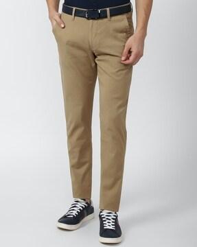 flat-front insert pockets pants