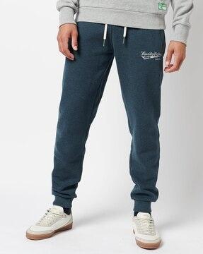 flat-front joggers with insert pockets