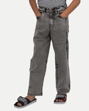 flat-front pants with insert pockets