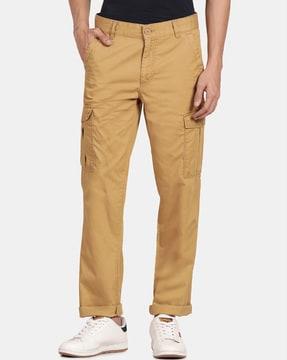 flat-front relaxed fit cargo pant