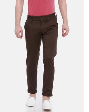 flat-front relaxed fit chinos 