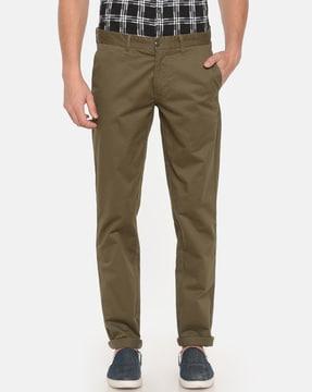 flat-front relaxed fit chinos